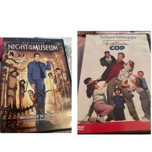 Night at the Museum & Kindergarten Cop Dvds